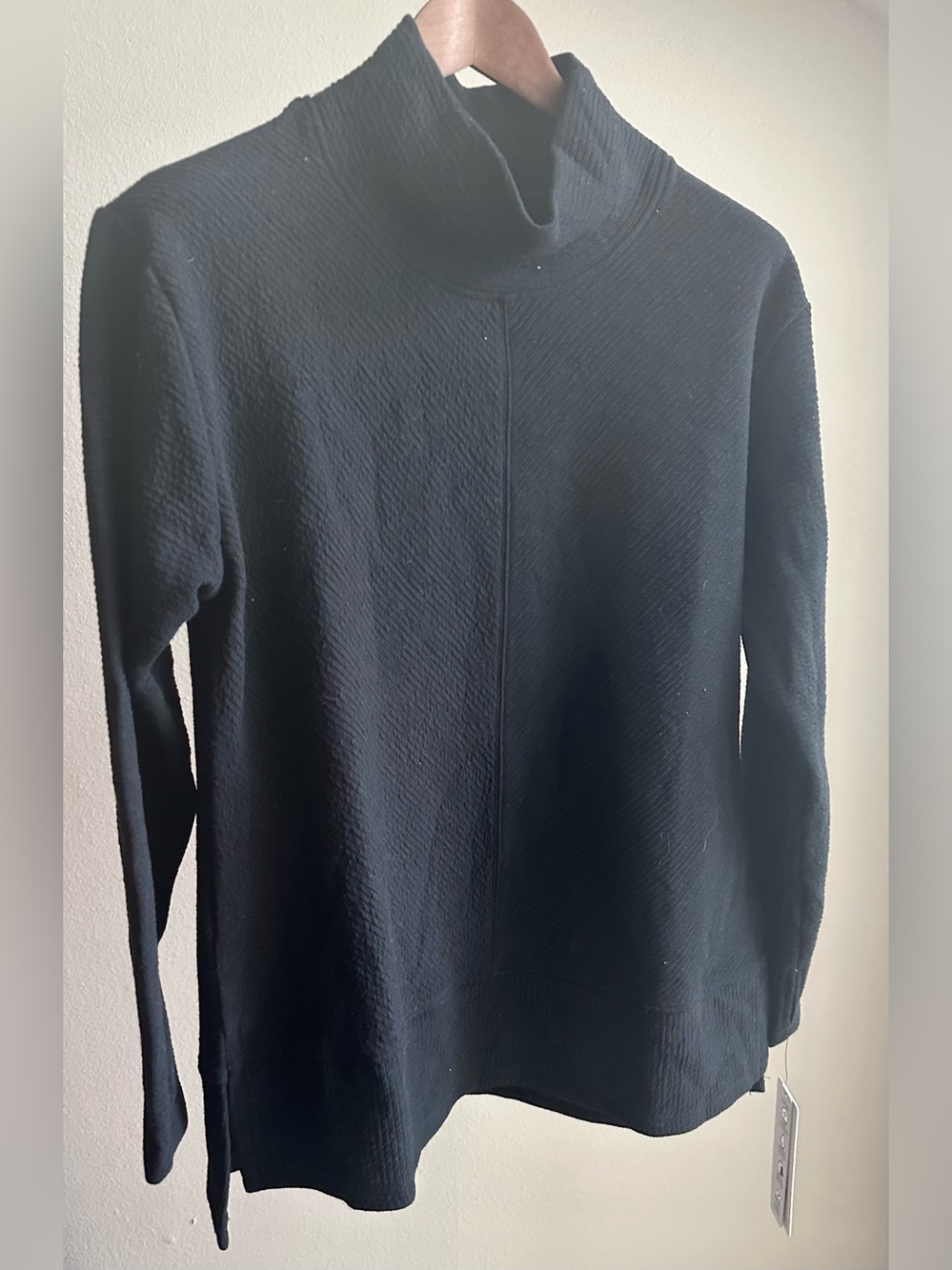 RBX Mock Black Turtleneck Tunic Sweater